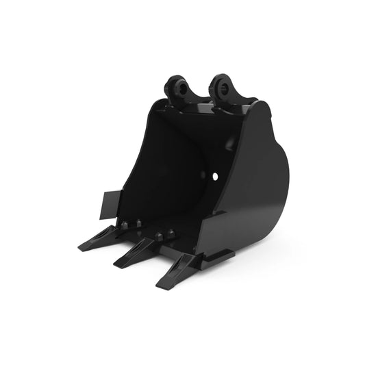 396-9305 460 mm (18 in), 54 L (1.9 ft3), Pin On, Bolt-On Teeth 396-9305: 460 mm (18 in), 54 L (1.9 ft3), Pin On, Bolt-On Teeth CAT attachment machinery part
