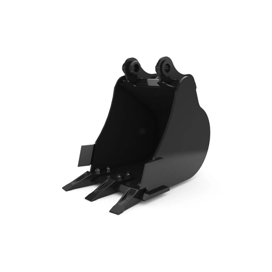 396-9304 400 mm (16 in), 45 L (1.6 ft3), Pin On, Bolt-On Teeth 396-9304: 400 mm (16 in), 45 L (1.6 ft3), Pin On, Bolt-On Teeth CAT attachment machinery part