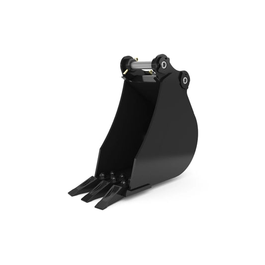 176-7283 260 mm (10 in), 34 L (1.2 ft3), Pin On, Bolt-On Teeth 176-7283: 260 mm (10 in), 34 L (1.2 ft3), Pin On, Bolt-On Teeth CAT attachment machinery part