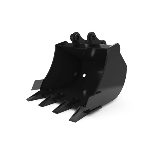 147-1023 500 mm (20 in), 45 L (1.6 ft3), Pin On, Bolt-On Teeth 147-1023: 500 mm (20 in), 45 L (1.6 ft3), Pin On, Bolt-On Teeth CAT attachment machinery part