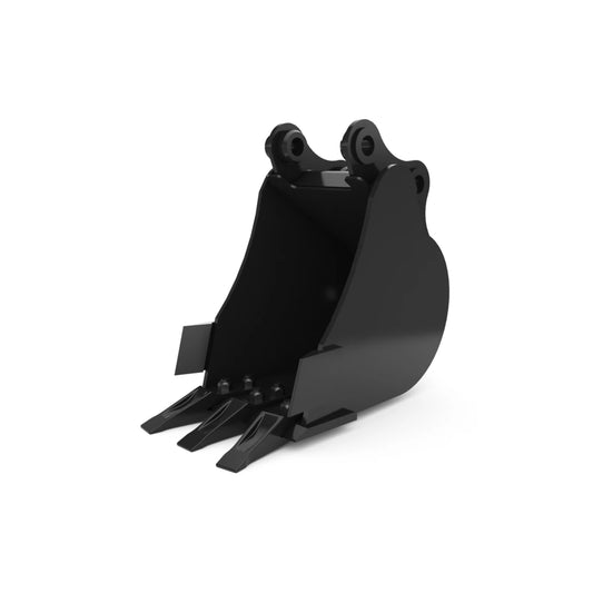 396-9303 300 mm (12 in), 34 L (1.2 ft3), Pin On, Bolt-On Teeth 396-9303: 300 mm (12 in), 34 L (1.2 ft3), Pin On, Bolt-On Teeth CAT attachment machinery part