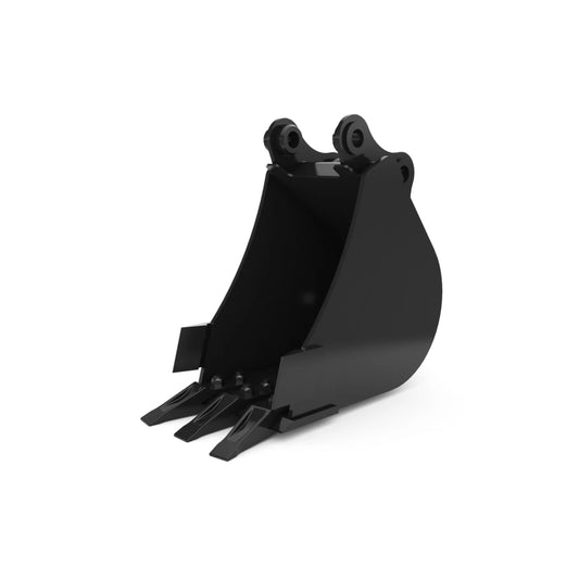 153-7851 300 mm (12 in), 40 L (1.4 ft3), Pin On, Bolt-On Teeth 153-7851: 300 mm (12 in), 40 L (1.4 ft3), Pin On, Bolt-On Teeth CAT attachment machinery part