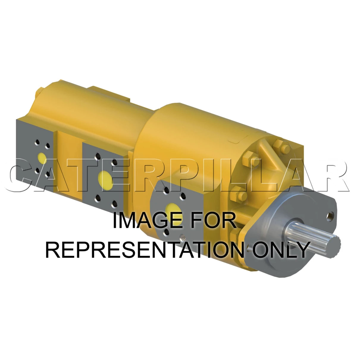 289-3530 3 Linear Hydraulic Fluid Gear Pump hydraulic heavy machinery part