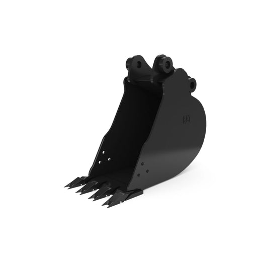 295-5951 457 mm (18 in), 150 L (5.3 ft3), Pin On, 50 mm (2 in) CAT attachment machinery part