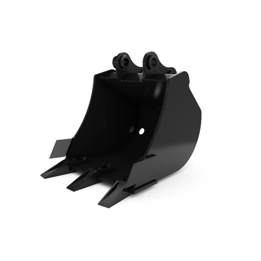147-1020 400 mm (16 in), 34 L (1.2 ft3), Pin On, Bolt-On Teeth 147-1020: 400 mm (16 in), 34 L (1.2 ft3), Pin On, Bolt-On Teeth CAT attachment machinery part