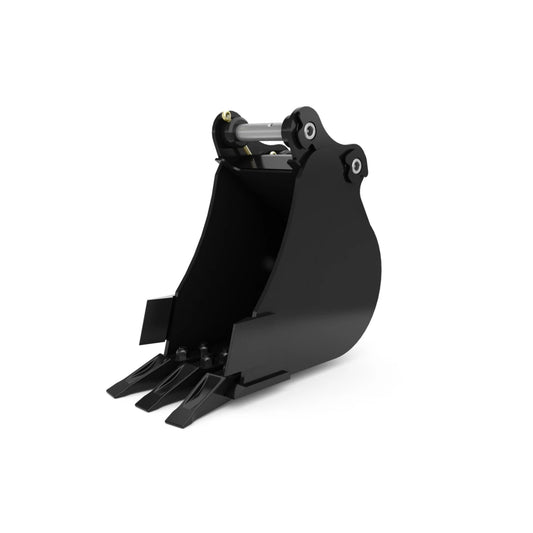 396-9302 260 mm (10 in), 28 L (1 ft3), Pin On, Bolt-On Teeth 396-9302: 260 mm (10 in), 28 L (1 ft3), Pin On, Bolt-On Teeth CAT attachment machinery part