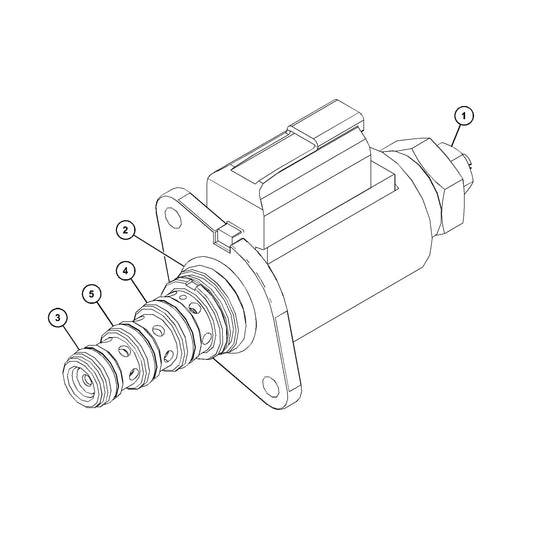 457-9878 Solenoid Valve Assembly hydraulic heavy machinery part