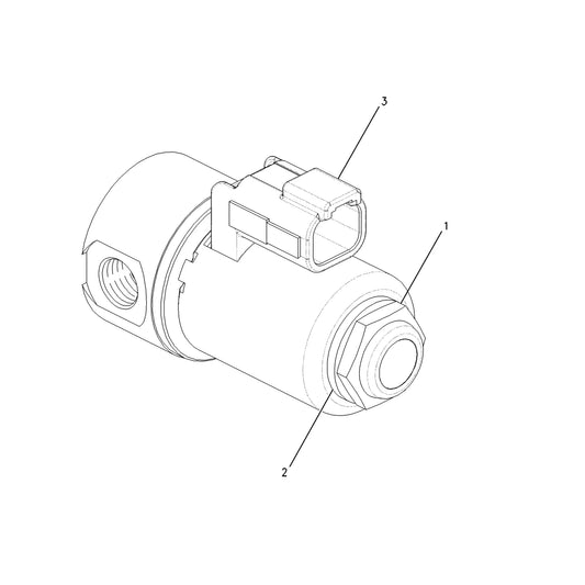 185-0008 Valve Assembly-Solenoid hydraulic heavy machinery part