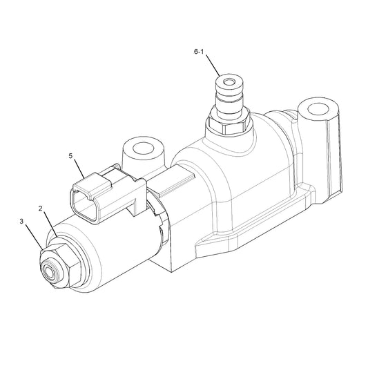 216-5342 Valve Assembly-Modulating hydraulic heavy machinery part