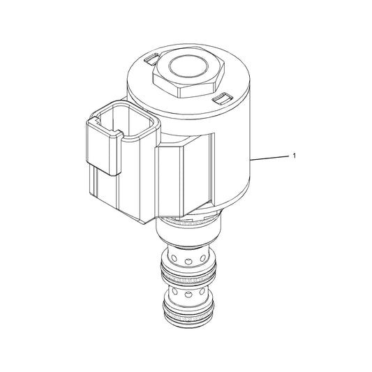 251-3268 Valve Assembly-Solenoid hydraulic heavy machinery part