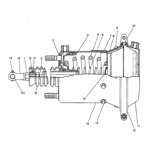 8W-8357 Actuator Assembly-Brake hydraulic heavy machinery part