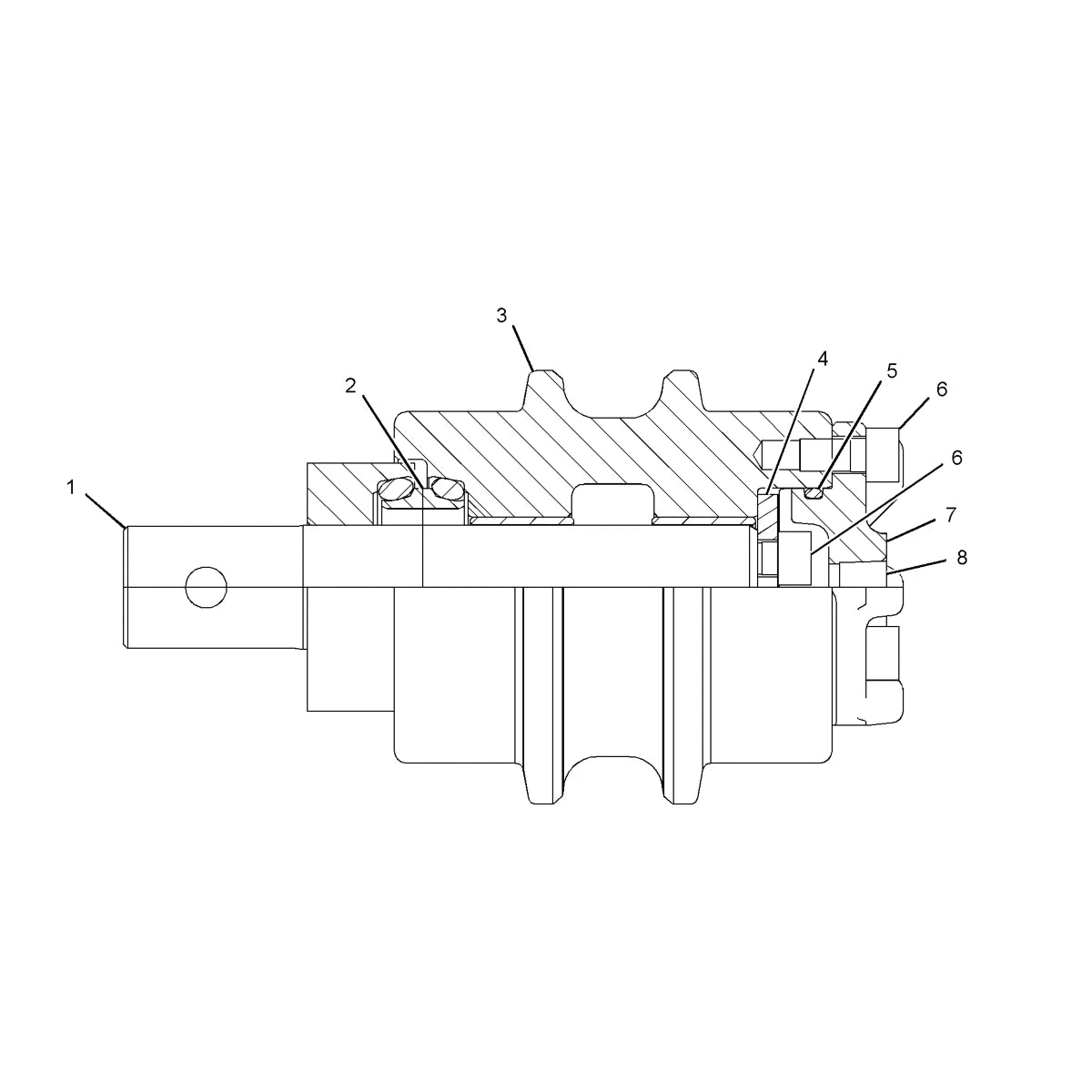 333-5602 Carrier Roller Group CAT attachment machinery part