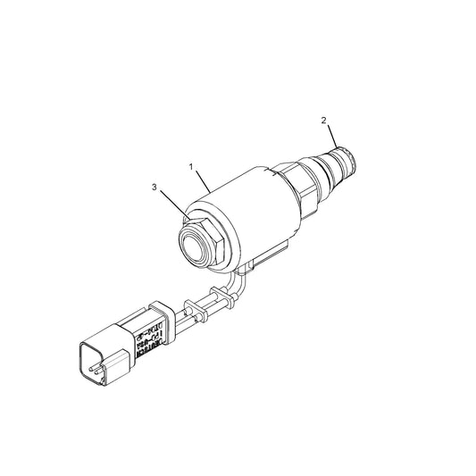 380-9849 Solenoid Valve Assembly hydraulic heavy machinery part