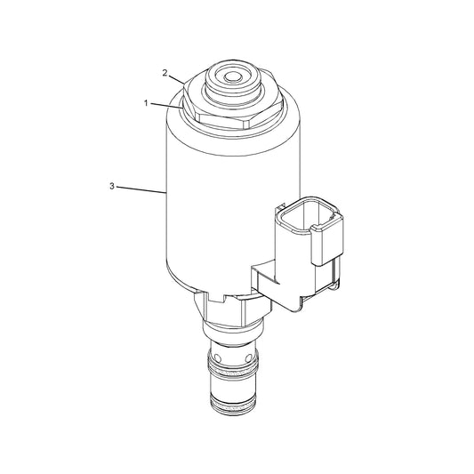 313-7668 Solenoid Valve Assembly hydraulic heavy machinery part