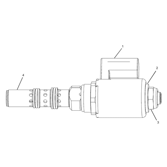 174-4916 Valve Assembly-Solenoid hydraulic heavy machinery part