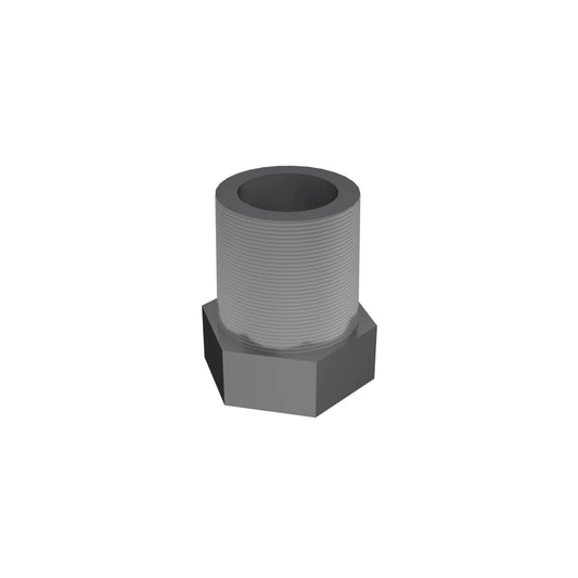 6B-5072 29.70mm Long Fluid Carrying Straight Adapter hydraulic heavy machinery part