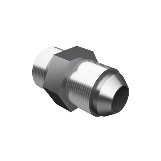 8M-0505 22.23mm Hexagonal Plated Steel Straight Adapter hydraulic heavy machinery part