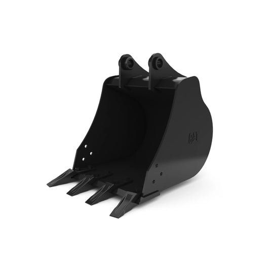 249-4260 600 mm (24 in), 130 L (4.6 ft3), Pin On, Bolt-On Teeth 249-4260: 600 mm (24 in), 130 L (4.6 ft3), Pin On, Bolt-On Teeth CAT attachment machinery part