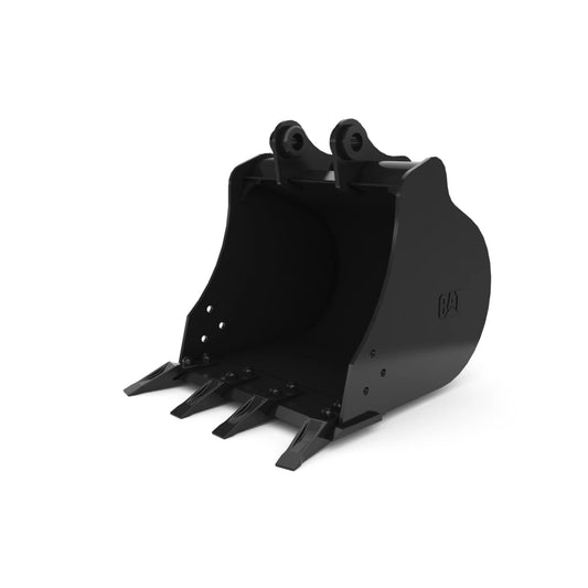 281-1551 600 mm (24 in), 120 L (4.2 ft3), Pin On, Bolt-On Teeth 281-1551: 600 mm (24 in), 120 L (4.2 ft3), Pin On, Bolt-On Teeth CAT attachment machinery part