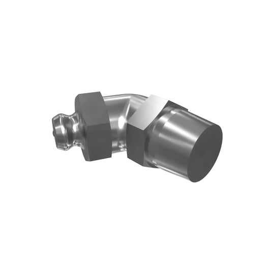 3B-8486 1/8" Thread 65 Degree Elbow Adapter hydraulic heavy machinery part