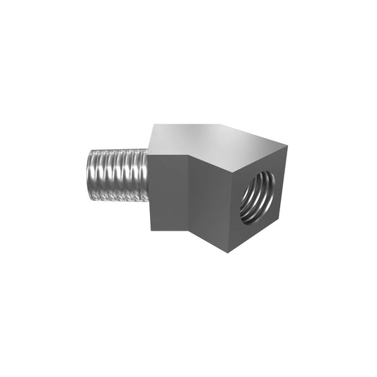 2N-1931 1/4-18 NPTF Thread 45 Degrees Elbow Adapter hydraulic heavy machinery part