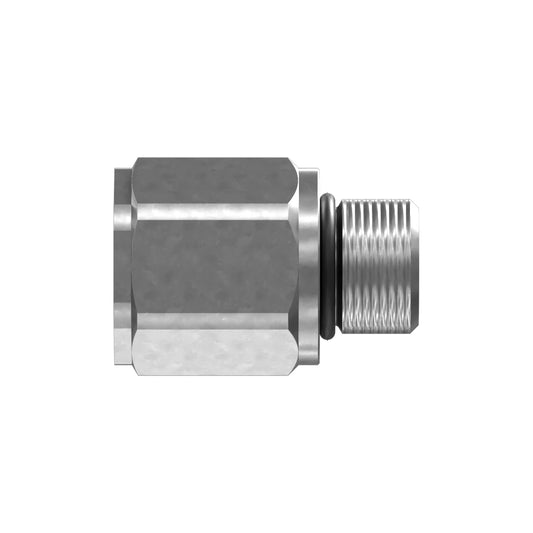 500-8849 3/4-16 Hex Head Straight O-Ring Adapter