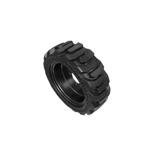 643-4869 12"x16.5" Right-Hand Solid Tire and Rim CAT attachment machinery part