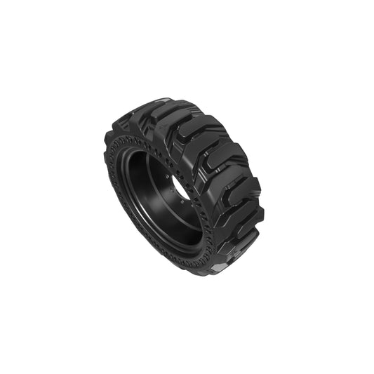 643-4867 12"x16.5" Left-Hand Solid Tire and Rim CAT attachment machinery part